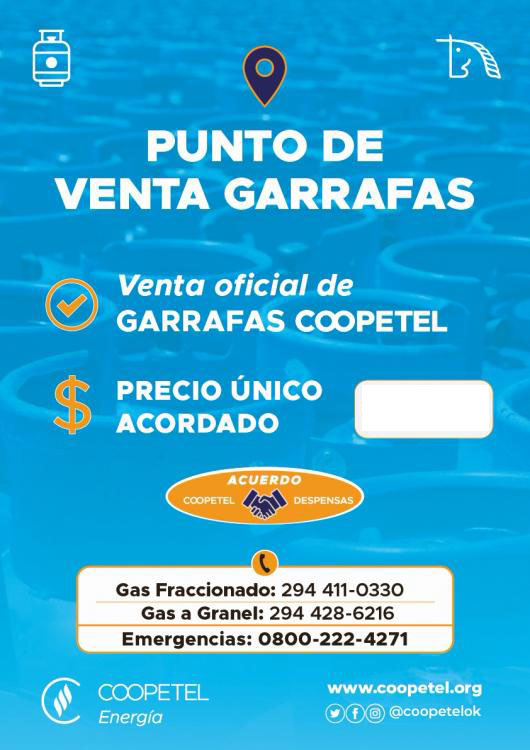 Despensas con Precio Único Acordado en garrafas